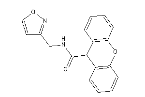 Image of N-(isoxazol-3-ylmethyl)-9H-xanthene-9-carboxamide