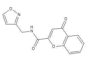 Image of N-(isoxazol-3-ylmethyl)-4-keto-chromene-2-carboxamide