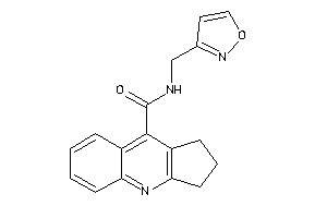 N-(isoxazol-3-ylmethyl)-2,3-dihydro-1H-cyclopenta[b]quinoline-9-carboxamide