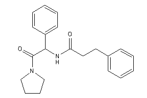 Image of N-(2-keto-1-phenyl-2-pyrrolidino-ethyl)-3-phenyl-propionamide