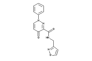 N-(isoxazol-3-ylmethyl)-4-keto-1-phenyl-pyridazine-3-carboxamide