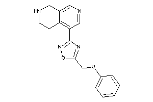 5-(phenoxymethyl)-3-(5,6,7,8-tetrahydro-2,7-naphthyridin-4-yl)-1,2,4-oxadiazole