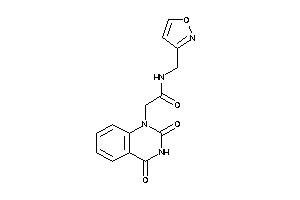 2-(2,4-diketoquinazolin-1-yl)-N-(isoxazol-3-ylmethyl)acetamide
