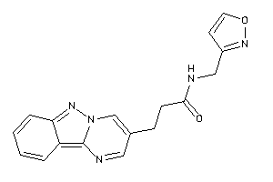 N-(isoxazol-3-ylmethyl)-3-pyrimido[1,2-b]indazol-3-yl-propionamide