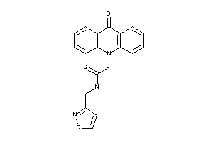 N-(isoxazol-3-ylmethyl)-2-(9-ketoacridin-10-yl)acetamide