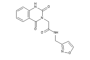 2-(2,4-diketo-1H-quinazolin-3-yl)-N-(isoxazol-3-ylmethyl)acetamide