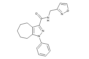N-(isoxazol-3-ylmethyl)-1-phenyl-5,6,7,8-tetrahydro-4H-cyclohepta[c]pyrazole-3-carboxamide