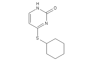 4-(cyclohexylthio)-1H-pyrimidin-2-one