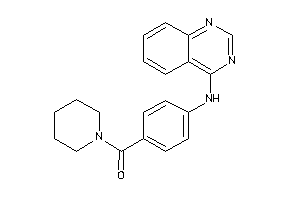 Piperidino-[4-(quinazolin-4-ylamino)phenyl]methanone