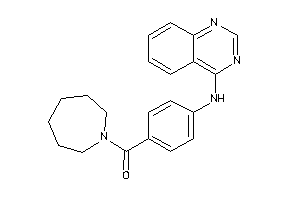 Azepan-1-yl-[4-(quinazolin-4-ylamino)phenyl]methanone