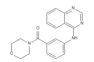 Morpholino-[3-(quinazolin-4-ylamino)phenyl]methanone