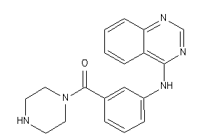 Piperazino-[3-(quinazolin-4-ylamino)phenyl]methanone