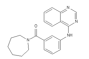 Azepan-1-yl-[3-(quinazolin-4-ylamino)phenyl]methanone