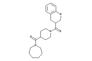 Azepan-1-yl-[1-(chroman-3-carbonyl)-4-piperidyl]methanone