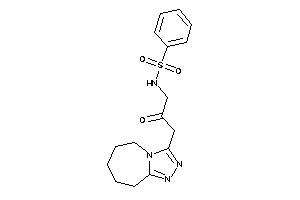 N-[2-keto-3-(6,7,8,9-tetrahydro-5H-[1,2,4]triazolo[4,3-a]azepin-3-yl)propyl]benzenesulfonamide