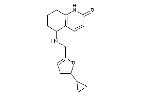 Image of 5-[(5-cyclopropyl-2-furyl)methylamino]-5,6,7,8-tetrahydro-1H-quinolin-2-one
