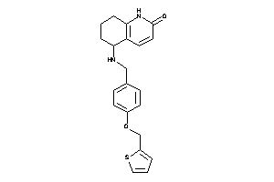 5-[[4-(2-thenyloxy)benzyl]amino]-5,6,7,8-tetrahydro-1H-quinolin-2-one