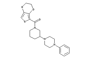 2,3-dihydrothieno[3,4-b][1,4]dioxin-5-yl-[3-(4-phenylpiperazino)piperidino]methanone