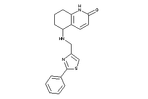 5-[(2-phenylthiazol-4-yl)methylamino]-5,6,7,8-tetrahydro-1H-quinolin-2-one