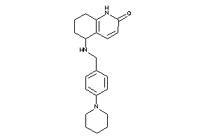 5-[(4-piperidinobenzyl)amino]-5,6,7,8-tetrahydro-1H-quinolin-2-one