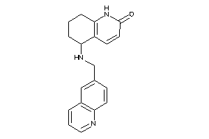 Image of 5-(6-quinolylmethylamino)-5,6,7,8-tetrahydro-1H-quinolin-2-one