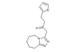 1-(6,7,8,9-tetrahydro-5H-[1,2,4]triazolo[4,3-a]azepin-3-yl)-4-(2-thienyl)butan-2-one