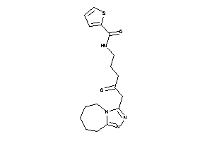 N-[4-keto-5-(6,7,8,9-tetrahydro-5H-[1,2,4]triazolo[4,3-a]azepin-3-yl)pentyl]thiophene-2-carboxamide