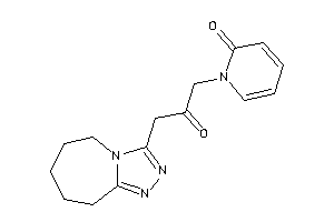 1-[2-keto-3-(6,7,8,9-tetrahydro-5H-[1,2,4]triazolo[4,3-a]azepin-3-yl)propyl]-2-pyridone