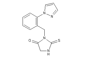 3-(2-pyrazol-1-ylbenzyl)-2-thioxo-4-imidazolidinone