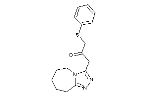 Image of 1-(phenylthio)-3-(6,7,8,9-tetrahydro-5H-[1,2,4]triazolo[4,3-a]azepin-3-yl)acetone