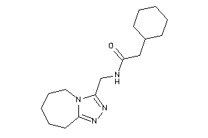 2-cyclohexyl-N-(6,7,8,9-tetrahydro-5H-[1,2,4]triazolo[4,3-a]azepin-3-ylmethyl)acetamide