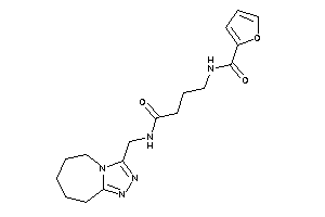 N-[4-keto-4-(6,7,8,9-tetrahydro-5H-[1,2,4]triazolo[4,3-a]azepin-3-ylmethylamino)butyl]-2-furamide