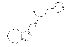 3-(2-furyl)-N-(6,7,8,9-tetrahydro-5H-[1,2,4]triazolo[4,3-a]azepin-3-ylmethyl)propionamide