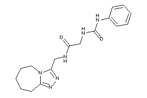 2-(phenylcarbamoylamino)-N-(6,7,8,9-tetrahydro-5H-[1,2,4]triazolo[4,3-a]azepin-3-ylmethyl)acetamide