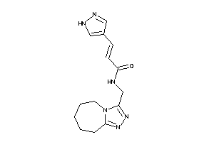 3-(1H-pyrazol-4-yl)-N-(6,7,8,9-tetrahydro-5H-[1,2,4]triazolo[4,3-a]azepin-3-ylmethyl)acrylamide