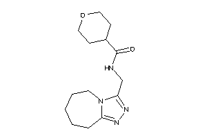 Image of N-(6,7,8,9-tetrahydro-5H-[1,2,4]triazolo[4,3-a]azepin-3-ylmethyl)tetrahydropyran-4-carboxamide