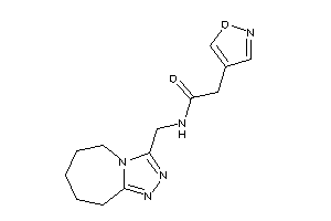 Image of 2-isoxazol-4-yl-N-(6,7,8,9-tetrahydro-5H-[1,2,4]triazolo[4,3-a]azepin-3-ylmethyl)acetamide