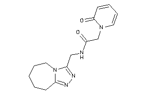 Image of 2-(2-keto-1-pyridyl)-N-(6,7,8,9-tetrahydro-5H-[1,2,4]triazolo[4,3-a]azepin-3-ylmethyl)acetamide