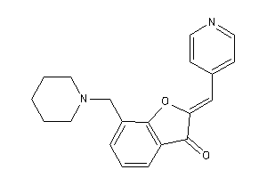 Image of 7-(piperidinomethyl)-2-(4-pyridylmethylene)coumaran-3-one