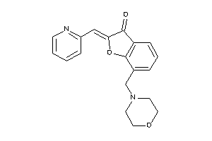 7-(morpholinomethyl)-2-(2-pyridylmethylene)coumaran-3-one