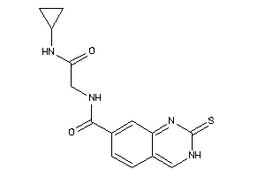 N-[2-(cyclopropylamino)-2-keto-ethyl]-2-thioxo-3H-quinazoline-7-carboxamide