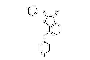 Image of 2-(2-furfurylidene)-7-(piperazinomethyl)coumaran-3-one