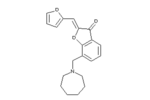 Image of 7-(azepan-1-ylmethyl)-2-(2-furfurylidene)coumaran-3-one