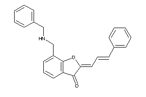 Image of 7-[(benzylamino)methyl]-2-cinnamylidene-coumaran-3-one