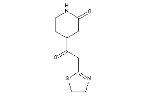 4-(2-thiazol-2-ylacetyl)-2-piperidone