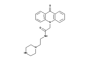 2-(9-ketoacridin-10-yl)-N-(2-piperazinoethyl)acetamide