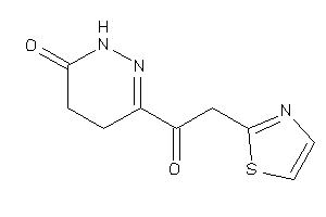 3-(2-thiazol-2-ylacetyl)-4,5-dihydro-1H-pyridazin-6-one