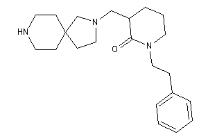 3-(3,8-diazaspiro[4.5]decan-3-ylmethyl)-1-phenethyl-2-piperidone