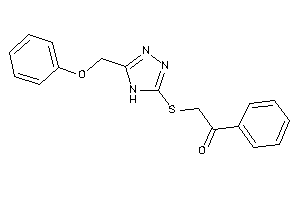Image of 2-[[5-(phenoxymethyl)-4H-1,2,4-triazol-3-yl]thio]-1-phenyl-ethanone