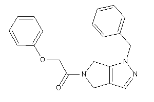 Image of 1-(1-benzyl-4,6-dihydropyrrolo[3,4-c]pyrazol-5-yl)-2-phenoxy-ethanone